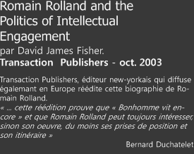 Romain Rolland and the  Politics of Intellectual  Engagement  p